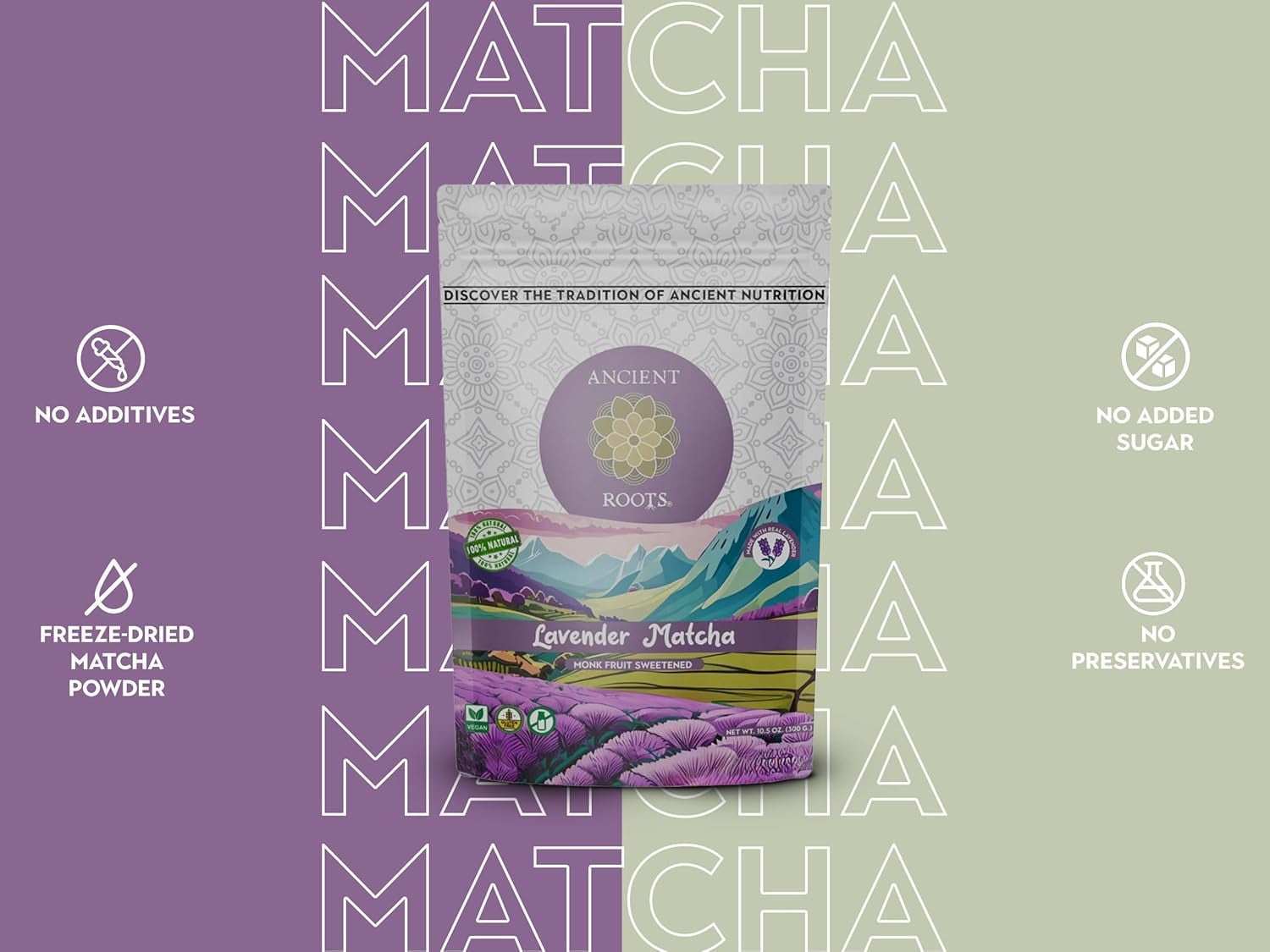 Lavender Matcha Latte Mix - 300g