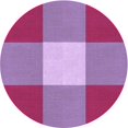 thumbnail image 1 of Ahgly Company Machine Washable Indoor Round Transitional Orchid Purple Area Rugs, 5' Round, 1 of 7