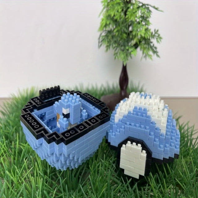 500+pcs New Anime Ball Building Blocks Small Mini Assembled Educational Toys Boy Toys
