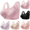 thumbnail image 3 of XFLWAM Womens Bras Plus Size Full Coverage Bra Comfort Wireless Everyday Underwear No Underwire Breathable Bralette, 3 of 3