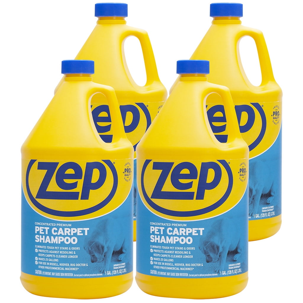 Zep Premium Pet Carpet Shampoo 128 ounce (Case of 4) Concentrated Pro