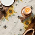 thumbnail image 5 of Pastoral Sunflower Bee Farm Truck Table Runner 36 Inches Long,Kitchen Dining Tablerunners Retro Letter Linen Table Runners Dresser Scarves for Home Dinner Wedding Holiday Party Decor, 5 of 9