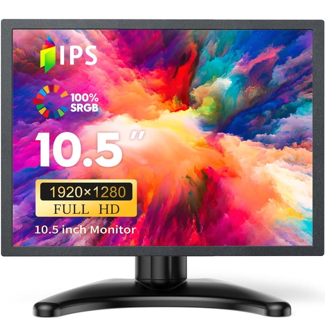 Monitor Miktver 10,5 pulgadas FHD IPS 1920x1280p HDMI portátil