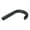 PP Black, variant on amagogo Umbrella J Handle Creative 10mm Easy to Install Stick Umbrella J Hook Handle PP Black