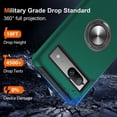thumbnail image 2 of for Google Pixel 8 Case, Slim Fit Case for Pixel 8 with Ring Holder Kickstand [Military Grade Drop Tested] [TPU+PC] Dual Layer Shockproof Protective Phone Case for Google Pixel 8, Green, 2 of 14