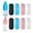 Black, variant on Bottle covers,8PCS Leak Proof Silicone Travel Bottle Cover Suitcase Travel Container Leak Proof Cover Reusable Travel Toilet Silicone Accessory Shampoo Bottle