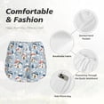 thumbnail image 6 of Picia cute Mushroom Village Pattern Women's 2 in 1 Athletic Running Shorts High Waisted Workout Casual Gym Sweat Shorts with Comfy Liner Zipper Pockets-Large, 6 of 9