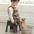 thumbnail image 4 of HLONKTall Plastic 1 Step Stool Plastic Mini Stool for Home Portable Single Level Step Ladder Foot Stool for Kitchen Bathroom Bedroom and Garage, 4 of 8