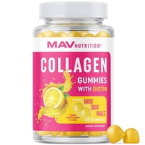 Collagen Gummies for Women | 200mg Hydrolyzed Collagen   2500mcg Biotin for Anti Aging, Hair Growth, Skin, Strong Nails | Non-GMO| 60 Ct