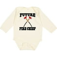 thumbnail image 3 of Inktastic Future Fire Chief Firefighter Boys or Girls Long Sleeve Baby Bodysuit, 3 of 5