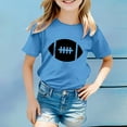 thumbnail image 2 of Camisole à Étagère pour Bébé Garçons Filles Manches Courtes Décontracté Rugby Football Imprimé Lettres, 2 of 4