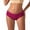 Red, variant on Seductiva Clearance Womens Underwear Cotton Hipster Panties Women's Solid Color Conservative Mid Waist Briefs Thin Seamless Head Soft Strech Ladies Breathable