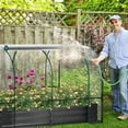 thumbnail image 3 of Large Crop Cages with Raised Garden Bed for Garden Plant, 74"x37.4"x 59" Plants Protection Tent Cage, Plant Netting Cover Garden Covers for Vegetables Flowers Fruits Herbs, 3 of 8