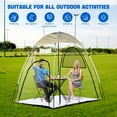 thumbnail image 5 of Sports Tent, Super Large 1-3 Person Transparent Waterproof Tent, Outdoor Clean Bubble Tent, rain shelter for Watching Sports Events, Camping, Fishing, 5 of 7