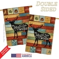 thumbnail image 3 of Breeze Decor BD-OU-H-109053-IP-BO-D-US18-WA 28 x 40 in. My Heart Lies in the Woods Nature Outdoor Impressions Decorative Vertical Double Sided House Flag - Printed USA, 3 of 4