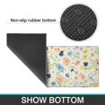 thumbnail image 6 of Pioneer Flower Floral Print Pattern Kitchen Rugs Sets Of 2, Anti Fatigue Non Slip Washable Floor Mats for Kitchen Sink Laundry, 17X30 Inch + 17X47 Inch, 6 of 6
