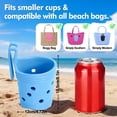 thumbnail image 2 of Oudizz Cup Holder for Bogg Bag, Drink Holder Attachment for Beach Tote, Water Bottle Holder for Bogg Bag Accessories  Blue, 2 of 6