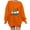Orange, variant on Womens Clothes 2026 ! asdoklhq Plus Size Christmas Clothing,Women's Spring Autumn Round Neck Long Sleeve Christmas Print Sweater Top