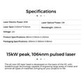 thumbnail image 2 of TWO TREES Module Infrarouge 1064nm pour TOTEM S / TTS Graveur Compatible avec AtomSack A5 Pro/A10 pro Bagues Bracelets Gobelet d'Eau, 2 of 7