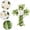 Flowers, variant on Easter Decorations Crosses Wreath for Home Front Door 20in Artificial Spring Easter Wreath Religious Crosses Sign Christian Easter Decor (Flowers)