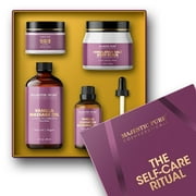 Majestic Pure Spa & Pamper Gift Set | 4-Piece Self-Care Kit | For Relaxing Home Spa Experience