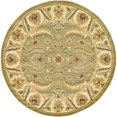 thumbnail image 1 of Unique Loom Voyage Tapis Floral Complexe 8' x 8' Rond Vert Clair/ivoire, 1 of 2