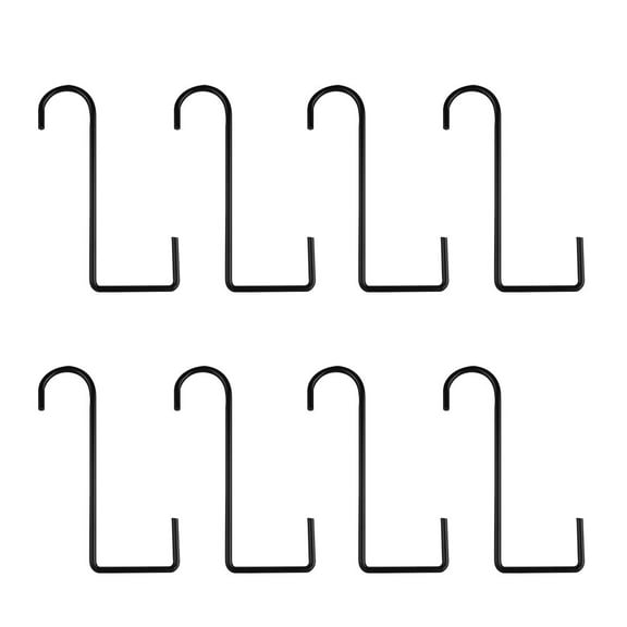 Ferencaa 8pcs Wall Hooks for Hanging Plants Wall Hanging Bracket Metal Decorative Hooks for Hanging Lanterns Wind Chime Shepherds Hooks Bird Feeder Hooks 2- 6inch