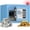 Blue, variant on Marcree Mini Safe, 0.23 Cubic Pink Safe Box, Key Lock Box with Code, Steel Security Box with Key, Safe for Money, Jewelry, Hotel or Business, Pink Lock Boxes for Personal Items, Electronic Lock