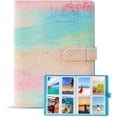 thumbnail image 1 of SURJDE Mini Photo Album, 128 Pockets Mini Album Compatible with Fujifilm Instax Mini Polaroid Photo Albums, Portable Wallet Photo Album, 1 of 7