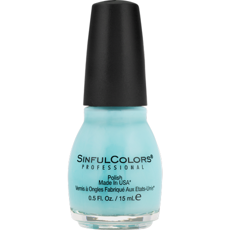 Sinful Colors Professional Nail Polish (Blues), Wonder Mint, 0.5 fl oz