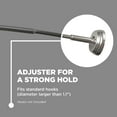 Better Homes & Gardens Dual Mount No Rust 50” to 72” Adjustable Curved