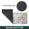 thumbnail image 6 of Pioneer Flower Floral Print Pattern Kitchen Rugs Sets Of 2,Anti Fatigue Kitchen Mat Rugs Non Slip Washable,Decorative Kitchen Floor Mats for Kitchen,Sink,Laundry,17"x30"+17"x47", 6 of 7
