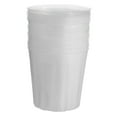 thumbnail image 4 of MLINS 40 Pcs Pots Large Clear Plastic Flower Pot Safe for Plants 10x11.5cm White, 4 of 8