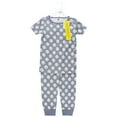 thumbnail image 2 of Hudson Baby Infant Girls Cotton Pajama Set, Blue Daisy, 3T, 2 of 4
