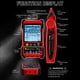 thumbnail image 3 of Probador Portátil Portátil 2in1 Cable de Probador Rojo Multímetro Lcd Pantalla LCD Con Análogos de Fondo Backing Búsqueda Poe Test Cable Emparejamiento Sensibilidad de, 3 of 6