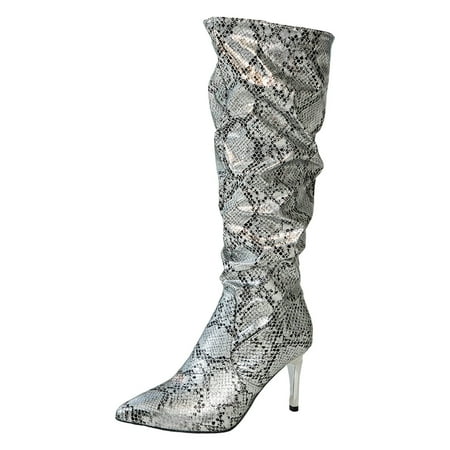 

Cowgirl Boots Cowboy Boots for Women Women s Autumn Plus Size High Heeled Fashion Boots Ladies Fahion Dress Tall Boots