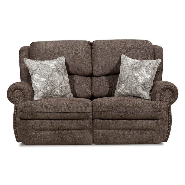 Double Recliner Loveseat in Rosie Mocha - Walmart.com - Walmart.com