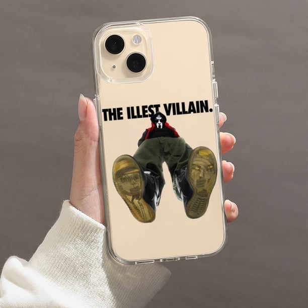 MF DOOM-funda de teléfono para iPhone 11, 12 Mini, 13, 14 Pro, XS Max, X, 8, 7, 6s Plus, 5, SE, XR, carcasa transparente Fivean unisex