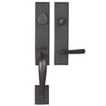 thumbnail image 1 of San Jose Handle Set with Radius Corner Genevive Lever, Oil Rubbed Bronze, 1 of 1