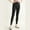 Black, variant on Brondbend Yoga Pants Womens Leggings Stretchy High Waist Belly Control Workout Trousers Solid Color Casual Tights Slim Fit Daily Running Jogger Black