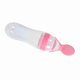 thumbnail image 2 of 90ml Silicone Baby Bottle for Babies and Toddlers with Spoon, Contains Fresh Cereal (Pink), 2 of 4
