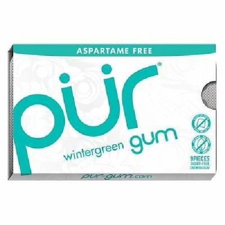 Pur Gum Wintergreen Aspartame Free, 12.6 Grm