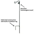 thumbnail image 5 of More Birds 42-inch Hummingbird Hook for Bird and Hummingbird Feeders, Stabilizer Leg and Curved Design, Black, 1 Pack, 5 of 9