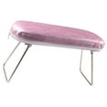 thumbnail image 1 of Reposabrazos para uñas de piel sintética, cojín para manicura, accesorios para decoración de uñas, herramienta para uso técnico en mesa de salón de uñas, color rosa, 1 of 12