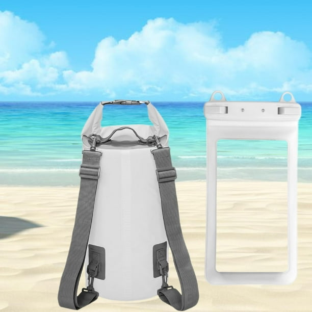 Mochila impermeable de 5L con funda impermeable para teléfono