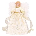 thumbnail image 4 of Adorno para árbol de ángel HOHOTIME con alas de plumas blanc, 4 of 7