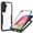Black, variant on ELEHOLD Clear Case for Samsung Galaxy S25 FE Full Body Protection Case with Built-in Screen Protector,Slim Thin Shockproof Anti-Scratch Case for Samsung Galaxy S25 FE,Red