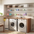 thumbnail image 4 of Cesto organizador colgante para ropa sucia Sonyabecca, 3 niveles, blanco, 4 of 8