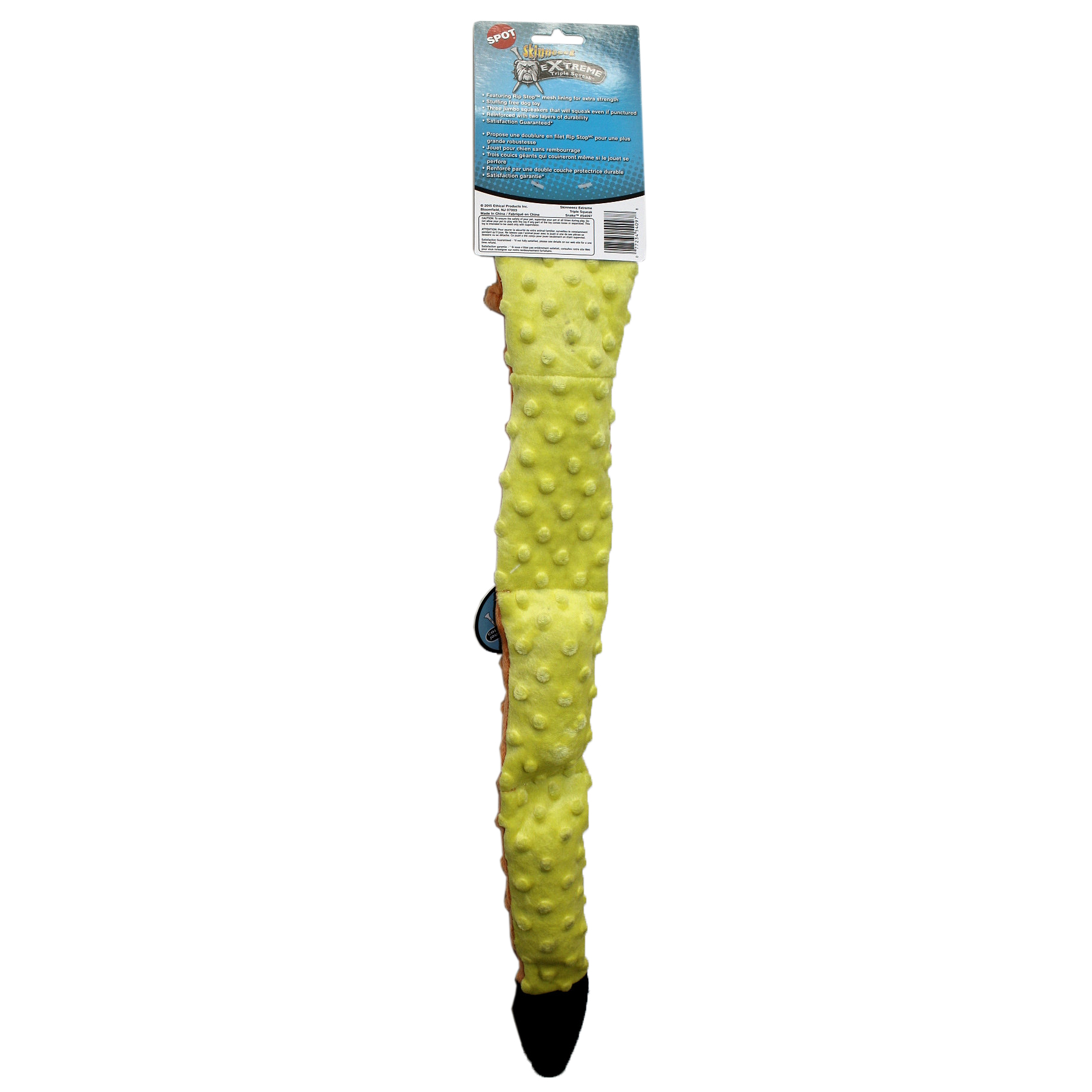 Spot Skinneeez Extreme Hundespielzeug (2er Pack) – 63,5 Cm Krokodil, Füllungsfrei, Mit 3 Quietschern
