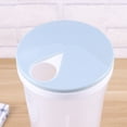 thumbnail image 4 of Almacenamiento de alimentos de plástico multifunción Contenedor de fideos de espagueti Caja de almacenamiento transparente para cereales Cereal Avena Frijol Frijoles (Azul claro), 4 of 5